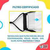 Filtro PM2.5 de Carbón Activado Para Mascarilla Ad